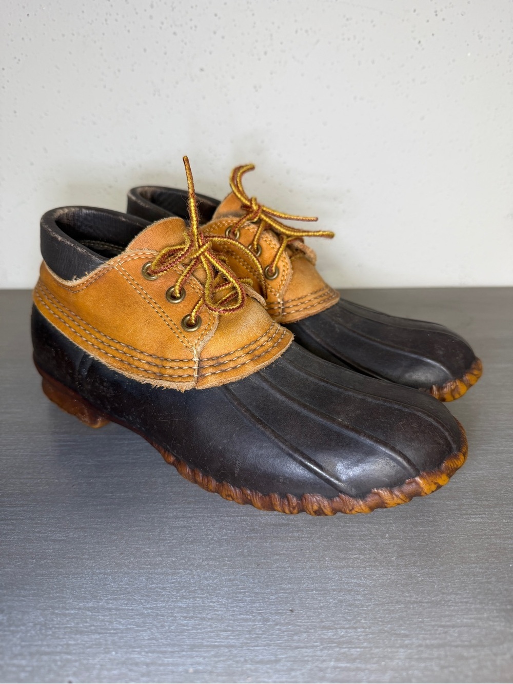 Vintage L.L. Bean Maine Hunting Shoe Duck Boots USA Made Size 8  Rare Authentic